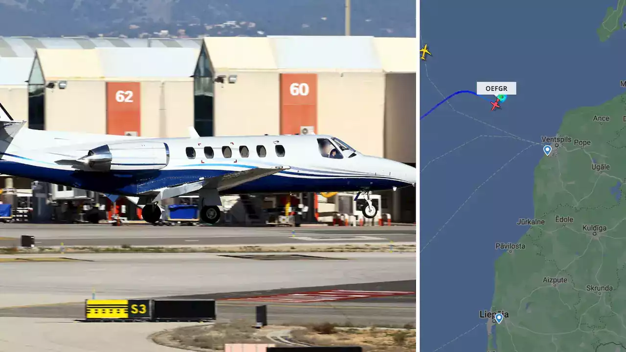 Tysk privatjet befaras störta utanför Gotland