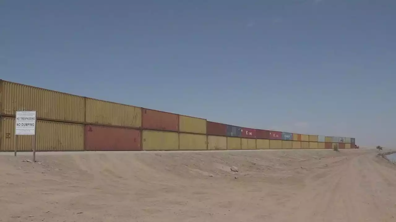 Tribe says Arizona built shipping container border wall against its wishes