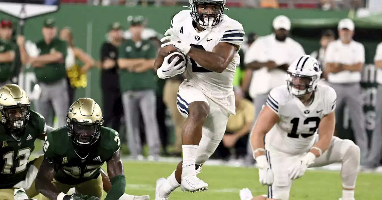 No. 25 BYU waits out delay to rout South Florida 50-21