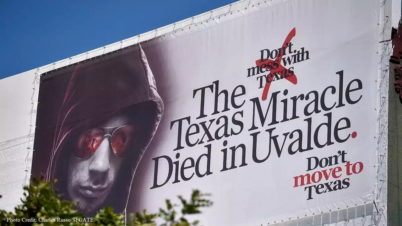 Anti-Texas billboard in California sparks comments- What's Your Point?