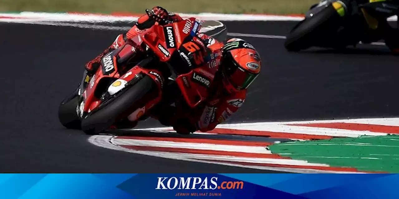 Link Live Streaming MotoGP San Marino 2022, Bagnaia Menuju Rekor Quattrick Kemenangan