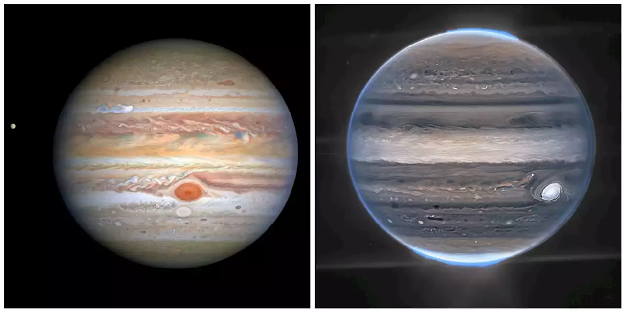 Side-by-side Jupiter images show James Webb Space Telescope's infrared prowess | Businessinsider