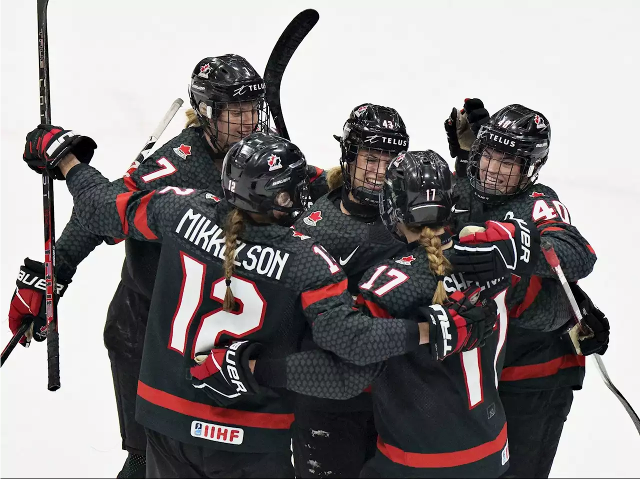 Canada-U.S. final set for women’s ice hockey worlds as Poulin paces semifinal win over Swiss