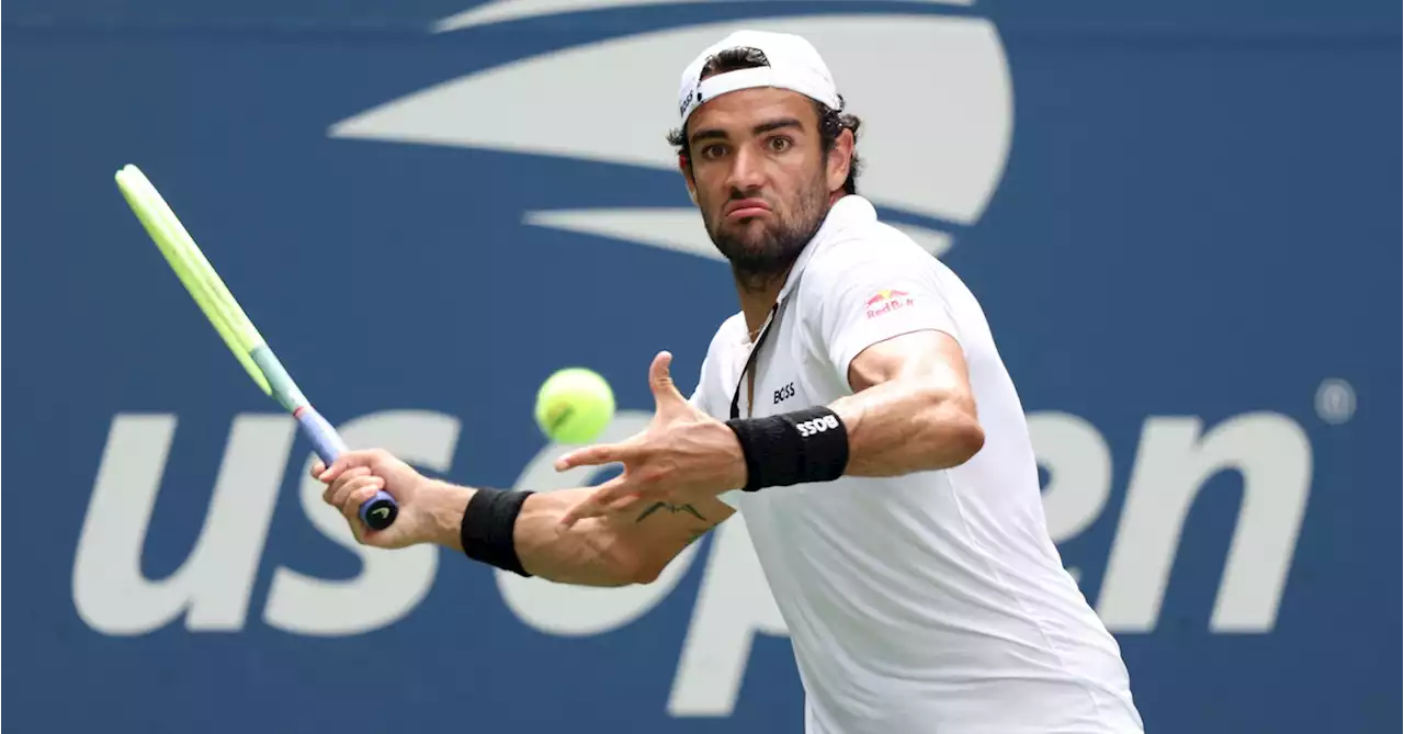 Tennis, US Open: Berrettini soffre ma vola ai quarti contro Ruud