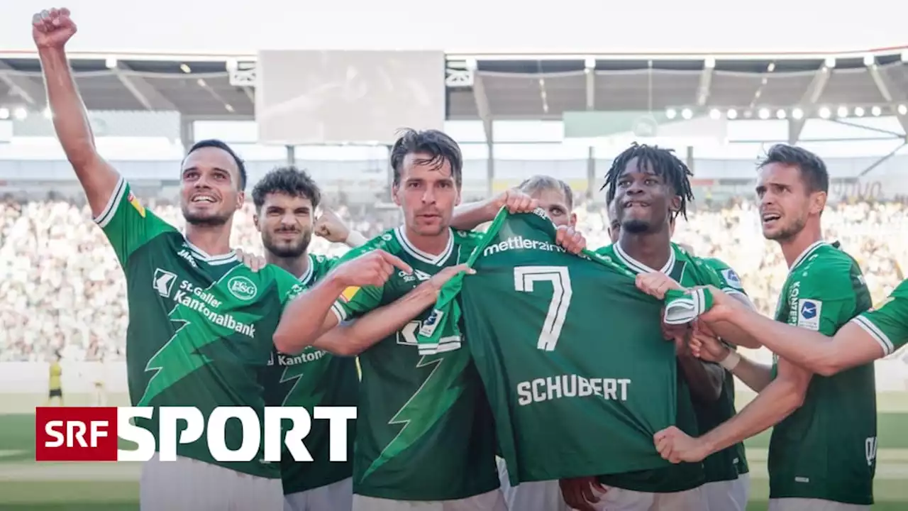 FCSG nach 2:1 neuer Leader - Horror-Verletzung, Traumtor und Doppel-Rot: St. Gallen besiegt YB