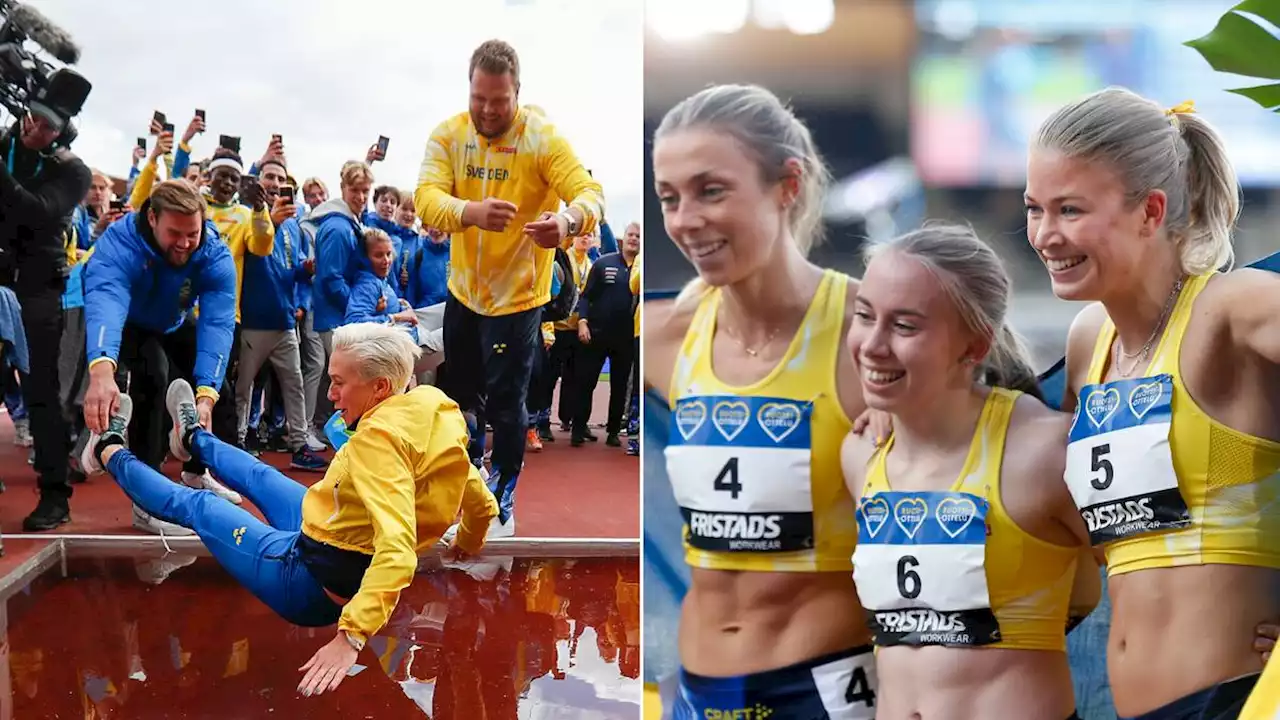 Friidrott: Sverige vinner dubbeln i Finnkampen 2022