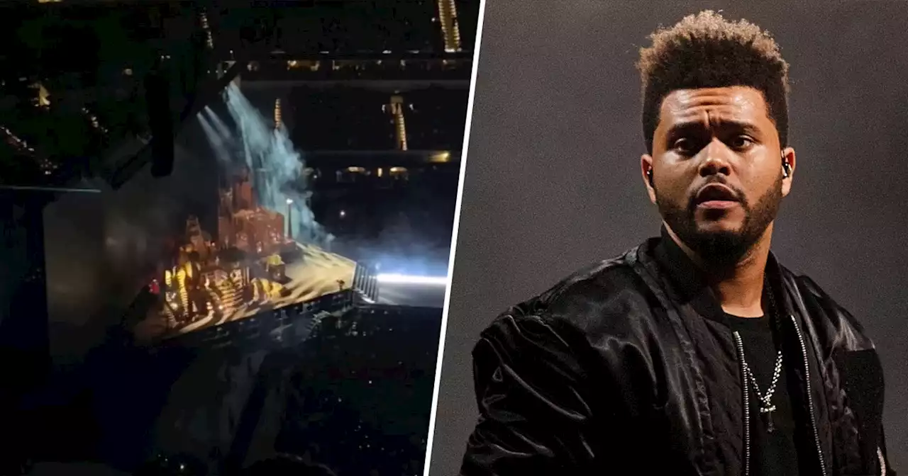 The Weeknd ends concert early after leaving the stage mid-song