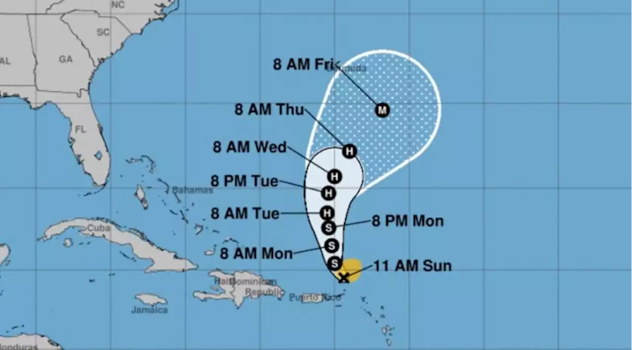 Tropical Storm Earl forms east of Leeward Islands, could become hurricane this week