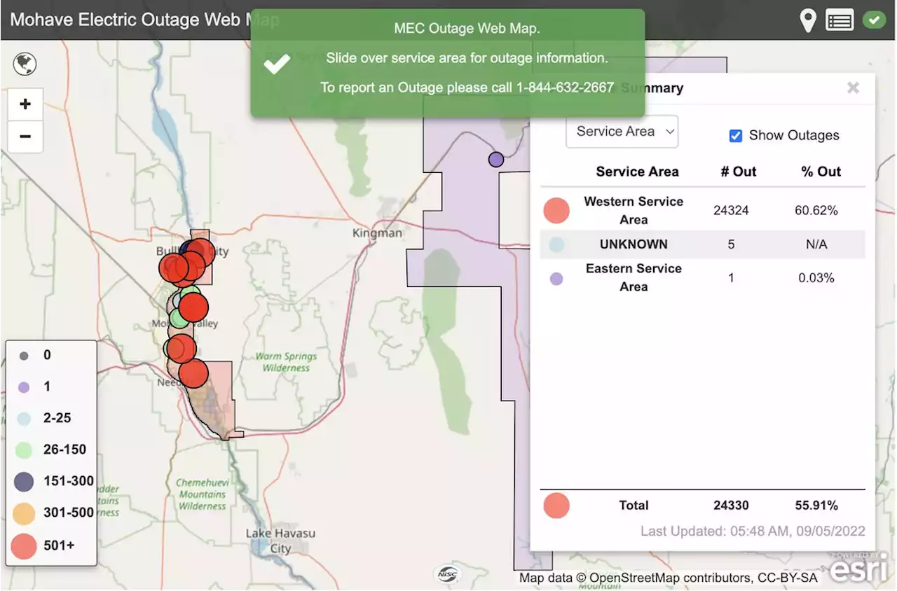 20,000+ without power in Bullhead City after wind storm