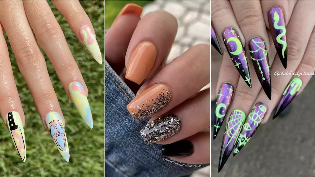 79 Creepy-Cute Halloween Nail Art Ideas