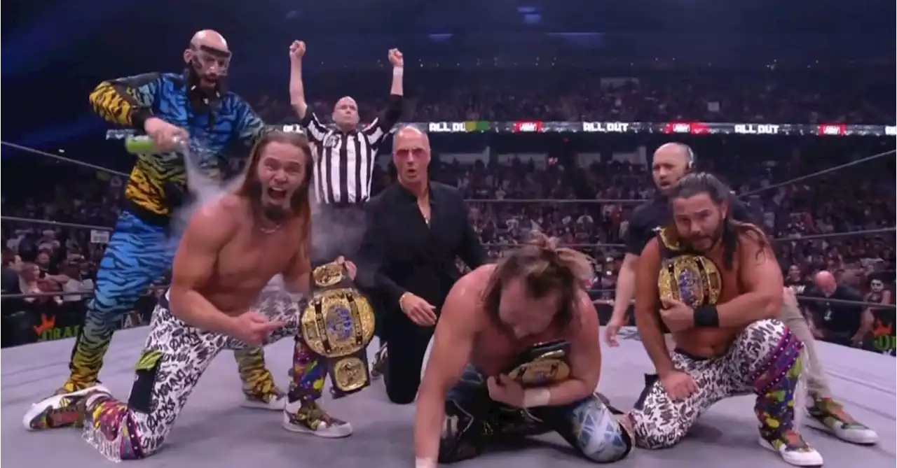 Elite Defeat Dark Order to Become Trios Champions at AEW All Out