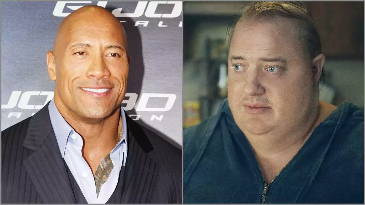 Dwayne Johnson festeggia l'amico Brendan Fraser acclamato a Venezia per The Whale