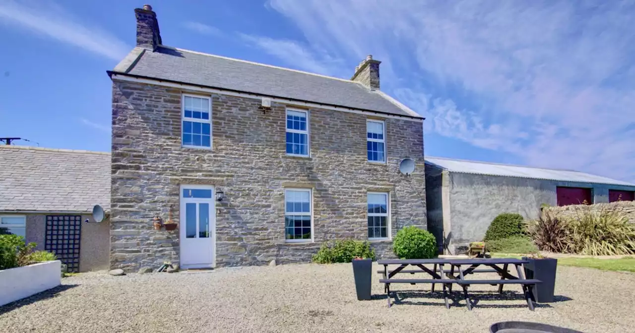 Incredible three bedroom farm with sea views for sale on beautiful Scots island