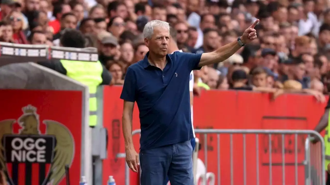 Nice-Monaco : Lucien Favre tire la sonnette d'alarme après la défaite