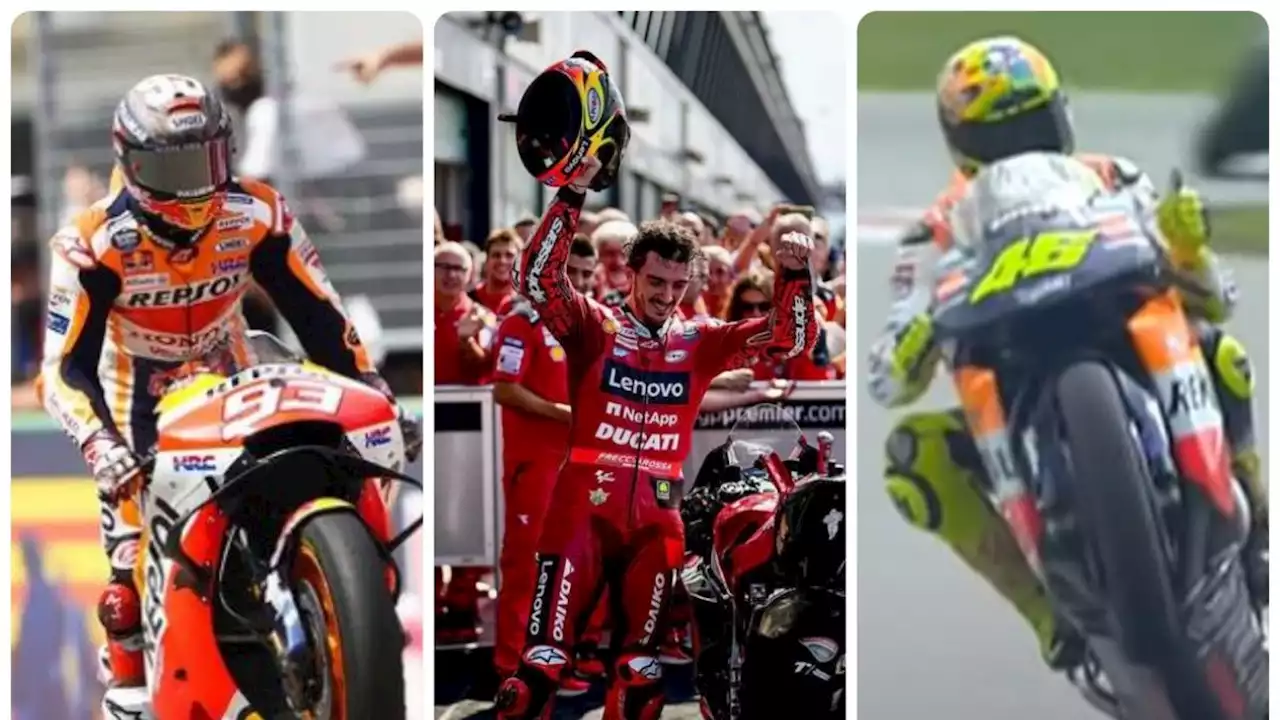 MotoGP, da Bagnaia a Rossi, da Marquez ad Agostini: le strisce vincenti più lunghe in top class