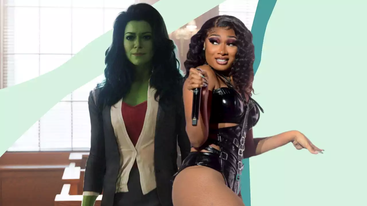 Watch Megan Thee Stallion twerk with She-Hulk's Tatiana Maslany in her MCU debut