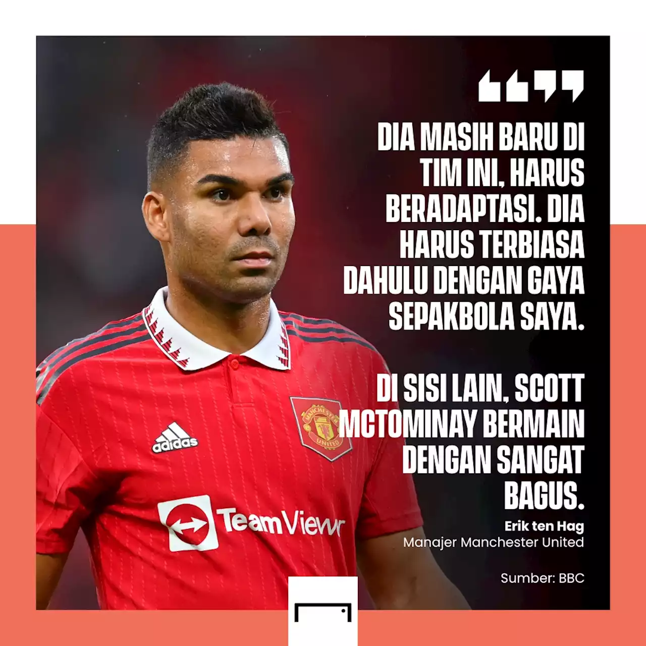 Bos Manchester United Erik Ten Hag: Casemiro? Scott McTominay Lagi Bagus, Tuh! | Goal.com Indonesia