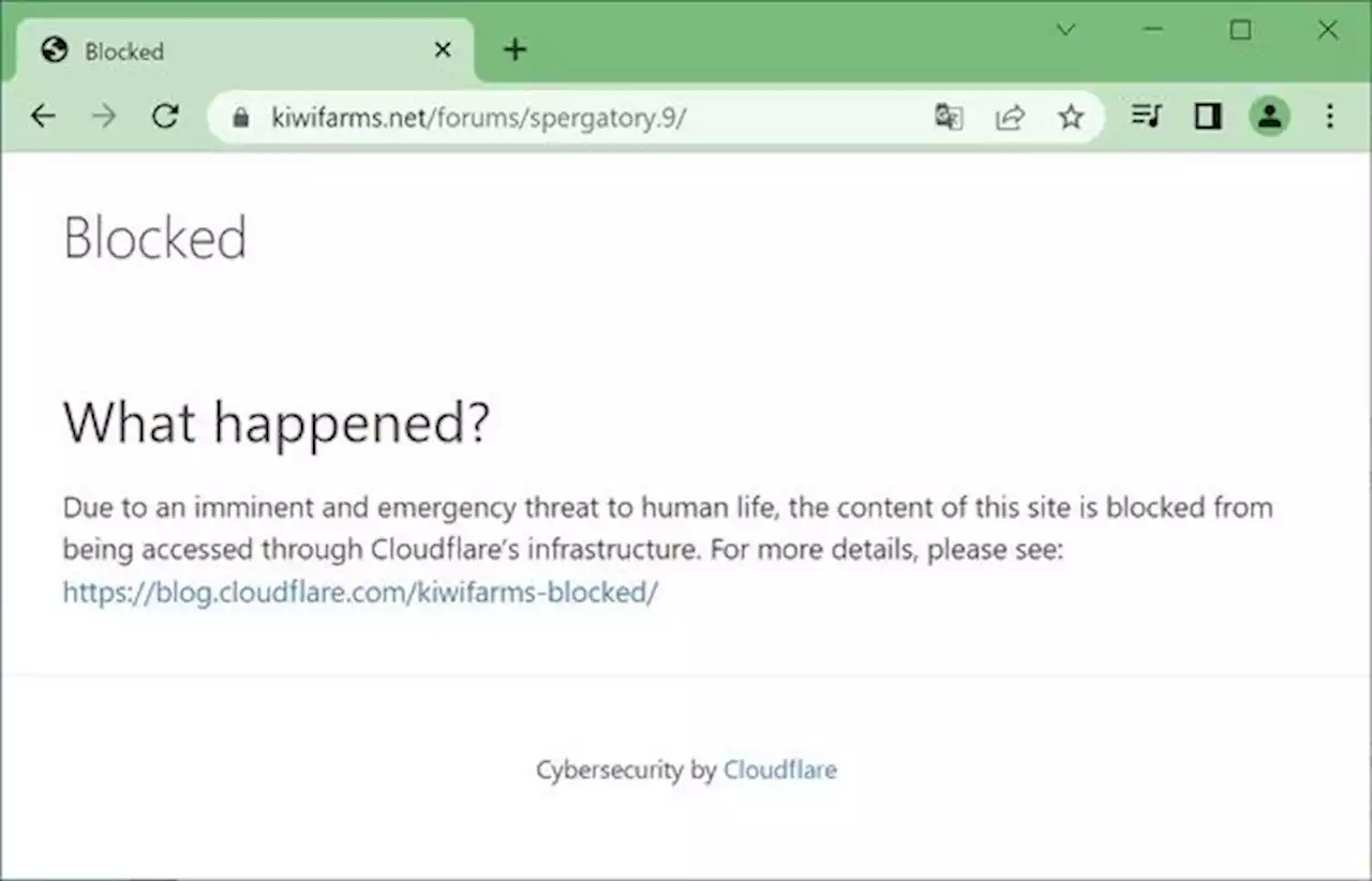 Cloudflare、フォーラムKiwi Farmsをブロック 「命にかかわる脅威と判断」 - トピックス｜Infoseekニュース