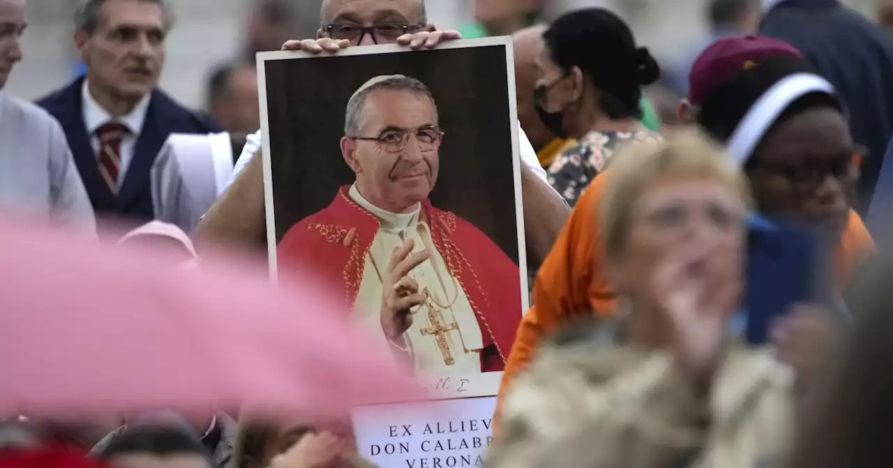 John Paul I, the 'smiling' pope who served only 33 days, is beatified