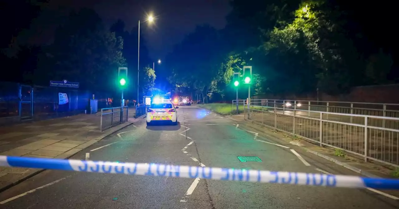 Road closed near Heaton Park after BMW hits lamp post - updates