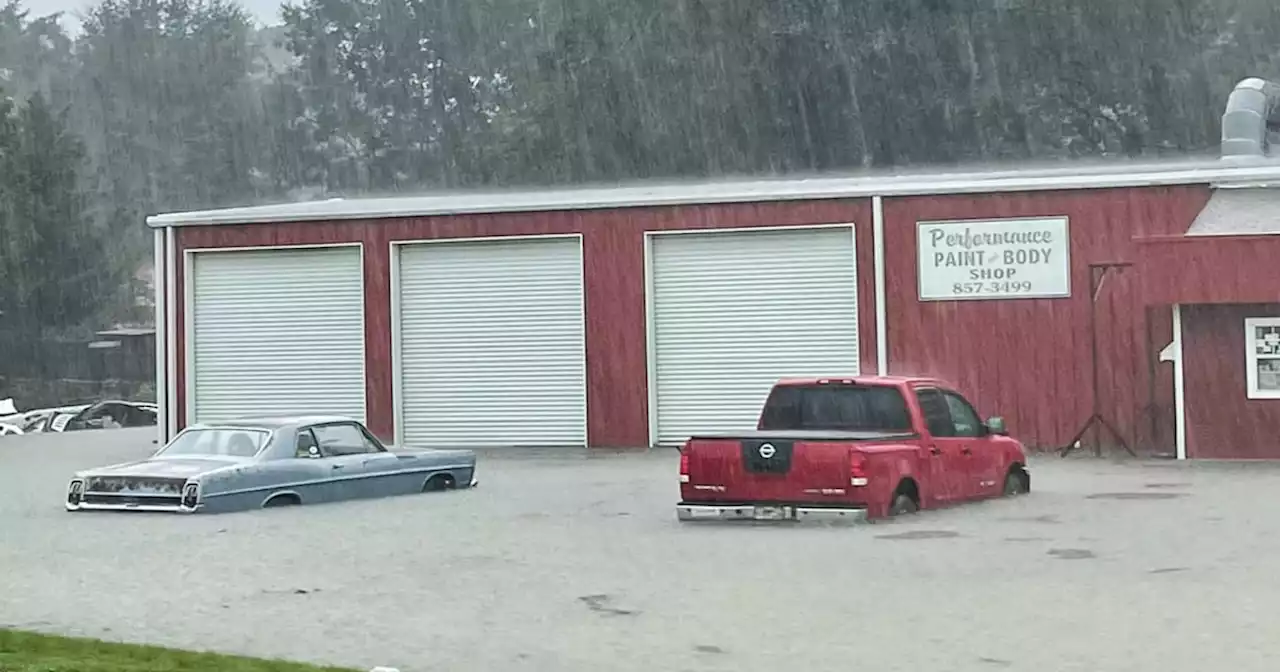 Heavy rain, flash flooding hits parts of northwest Georgia