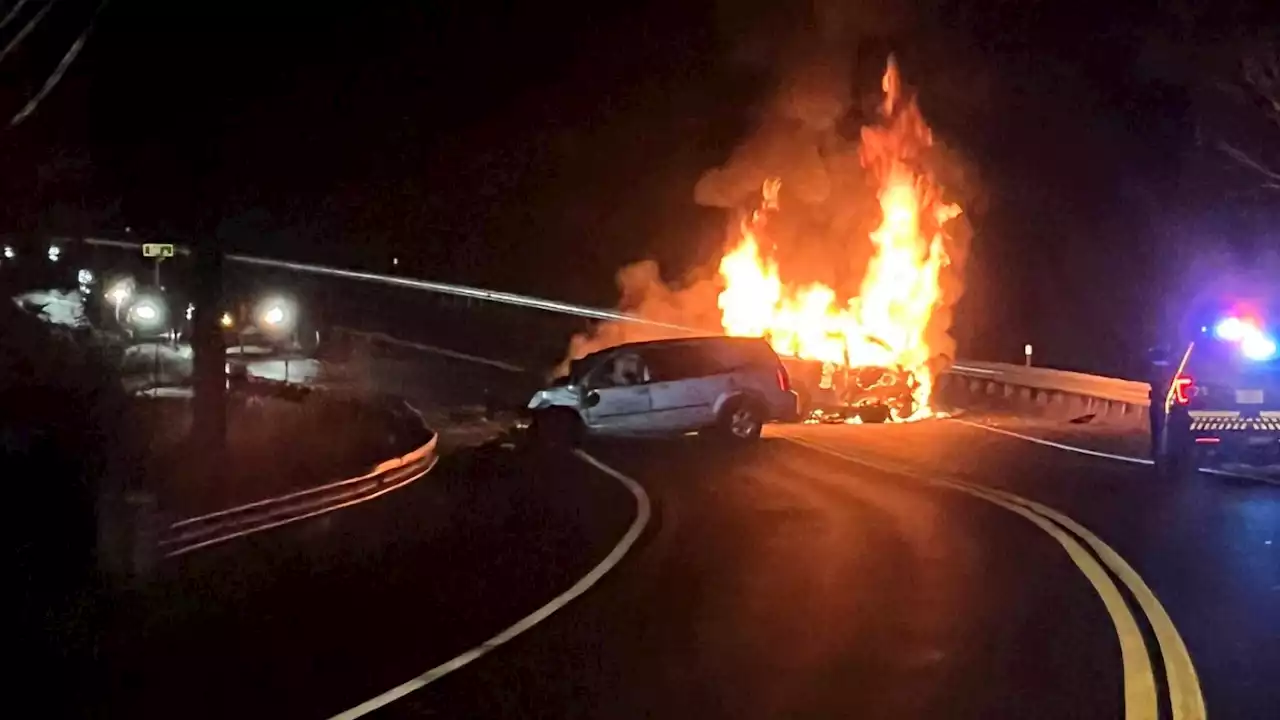 4 Killed in Fiery Crash Sunday Night in Rollinsford, NH