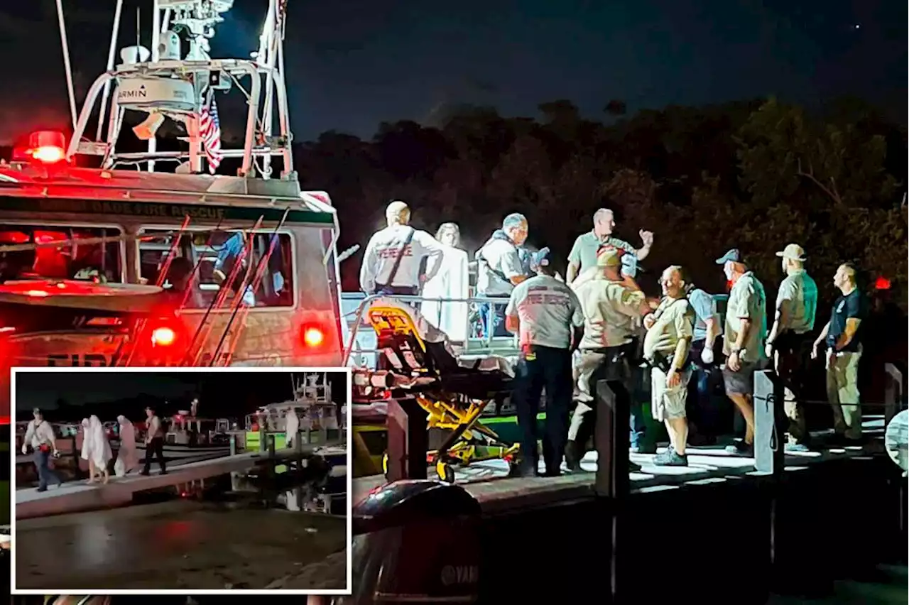 11 injured, 4 critically, when boat crashes into channel marker off Miami