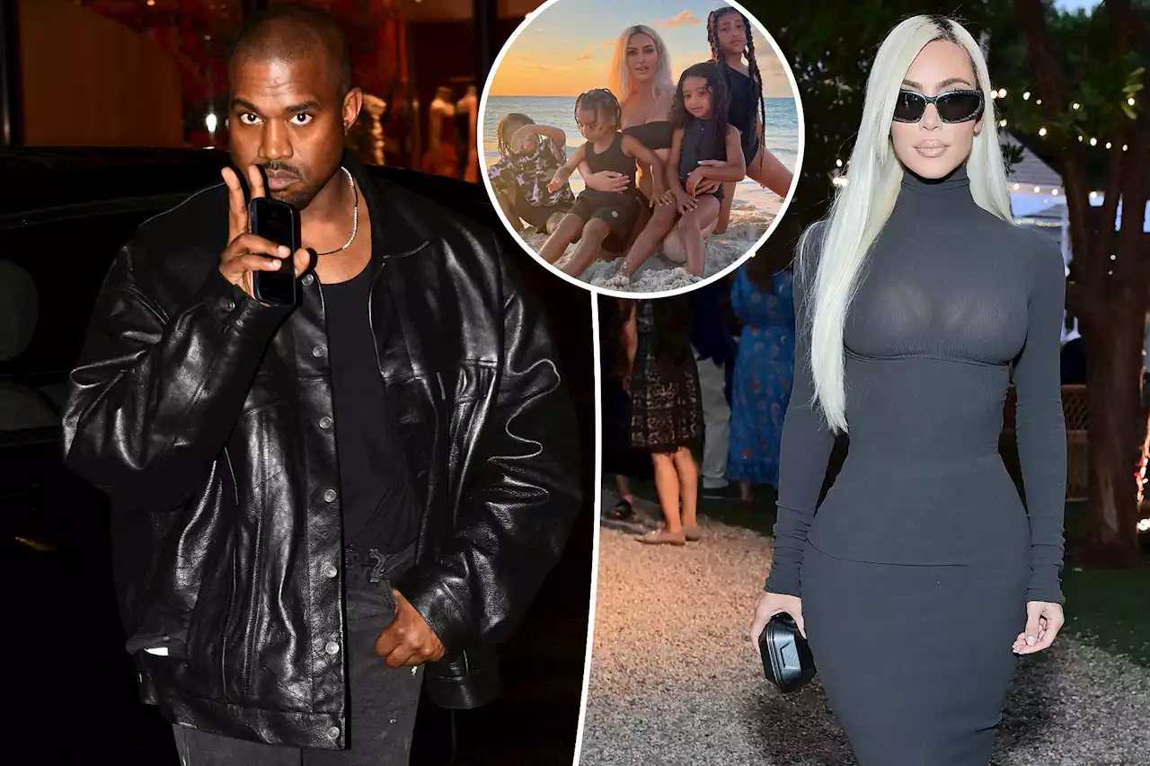 Kanye West had a ‘good meeting’ with Kim Kardashian about kids’ schools