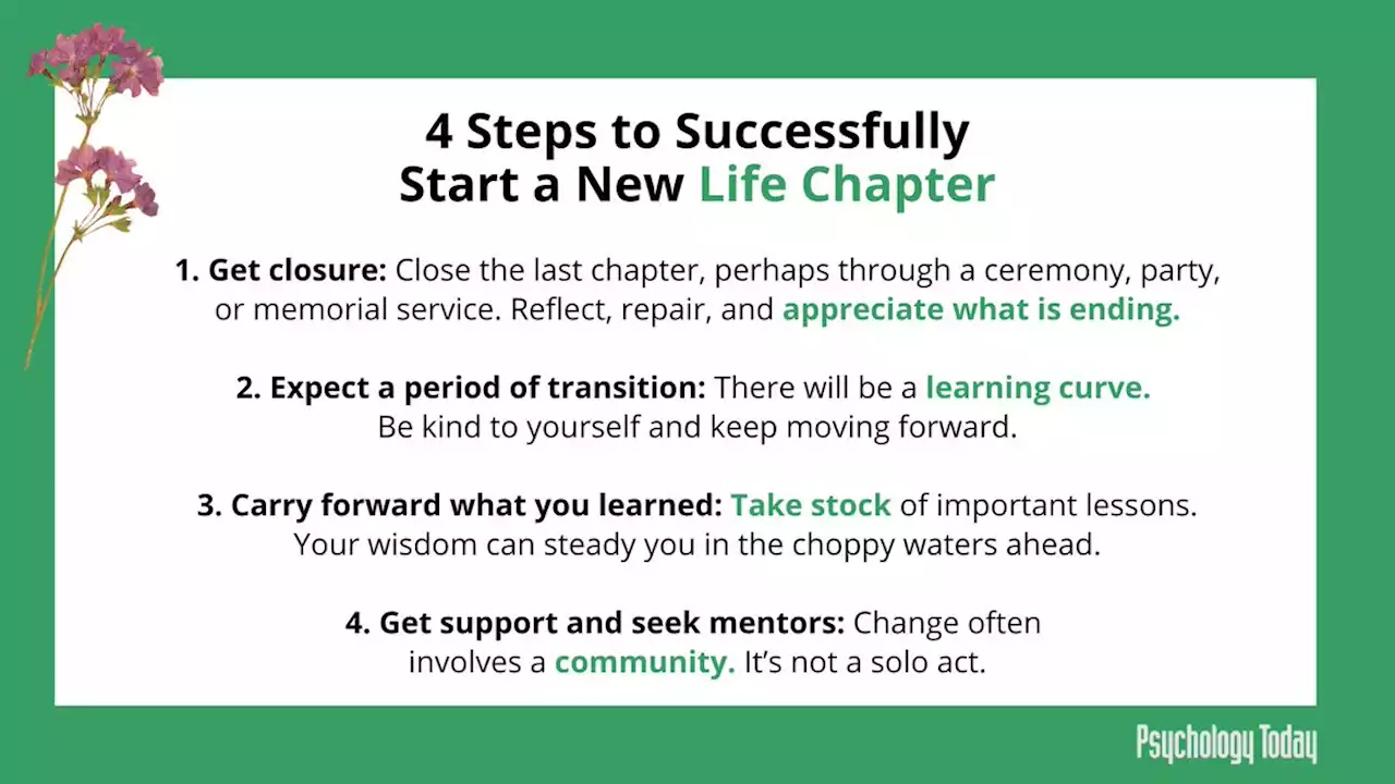 4 Steps to Successfully Start a New Life Chapter