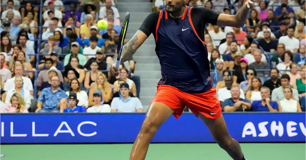 Kyrgios stuns No. 1 Medvedev to reach U.S. Open quarters