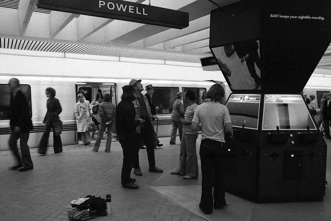 You’ll find this unusual throwback in just one SF BART station