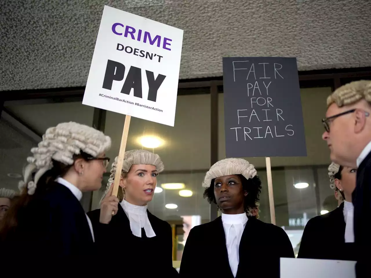 Defendants told their cases have to put back as indefinite strike by defence barristers starts