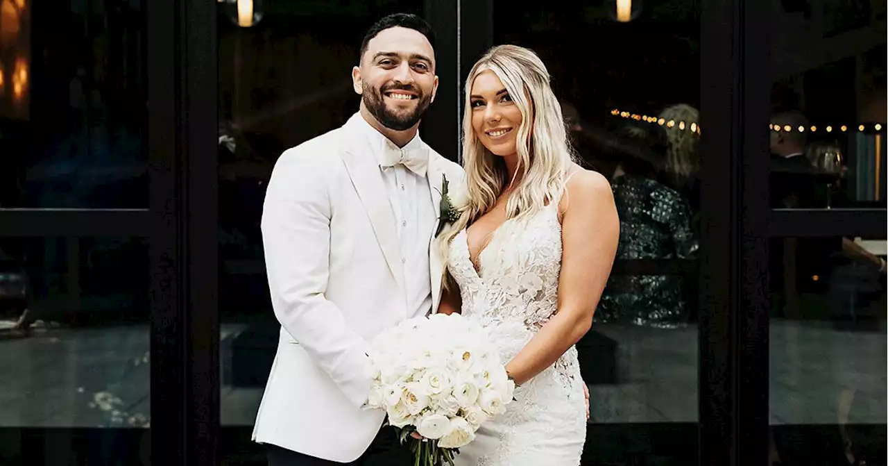 Love Is Blind's Mark Cuevas Marries Aubrey Rainey: Photos