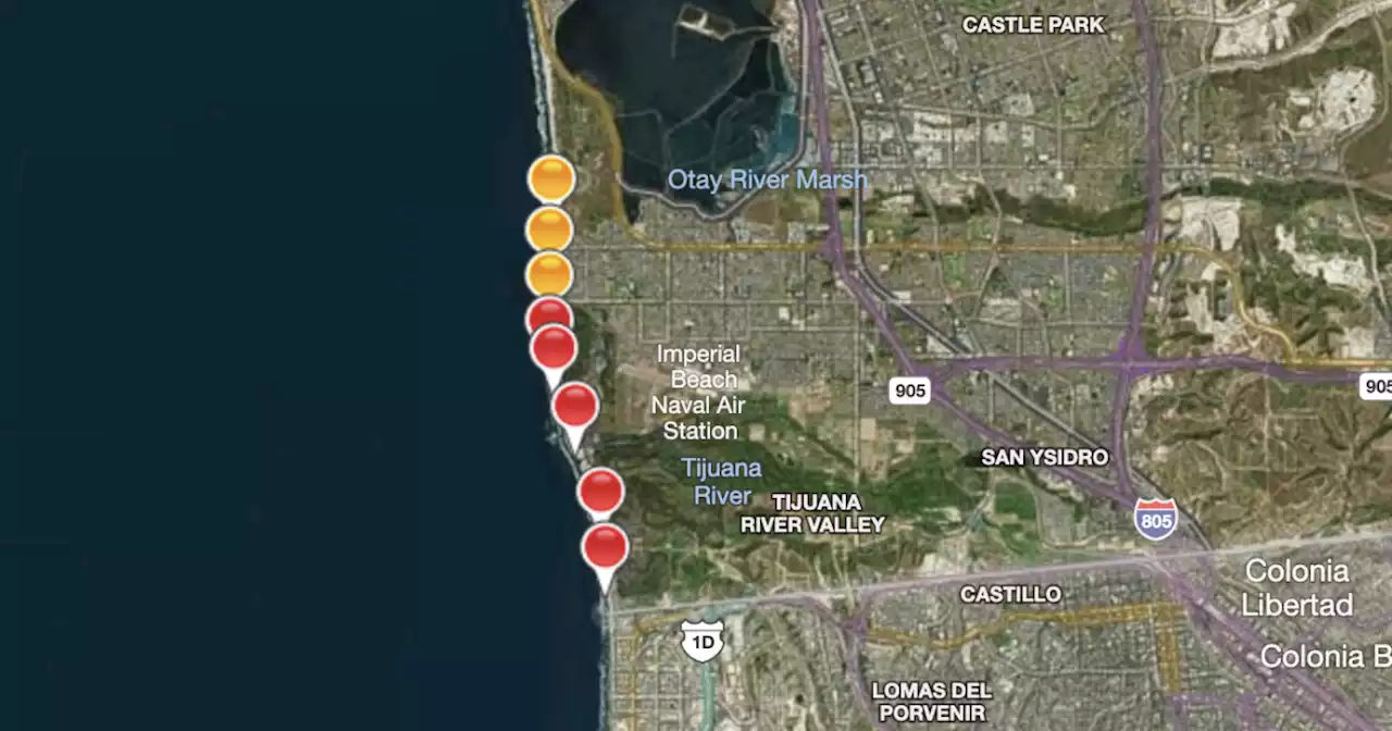 County issues water contact warning for Imperial Beach shoreline