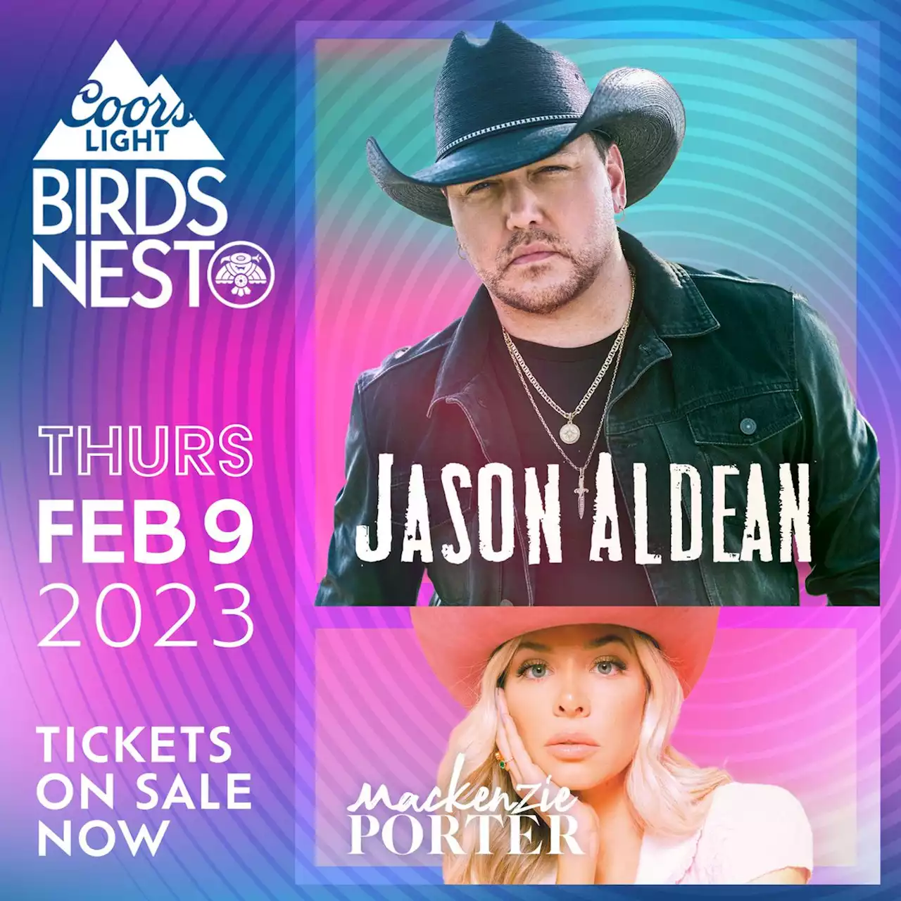 Country star Jason Aldean to headline 2023 Coors Light Birds Nest on Thursday