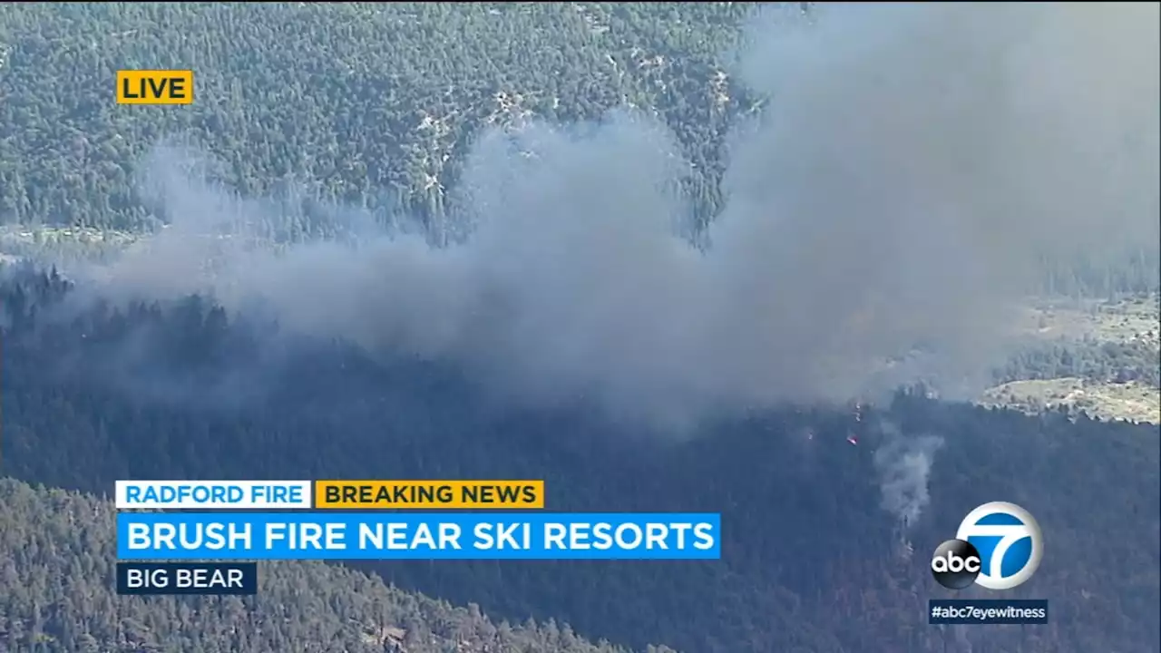 Evacuations ordered near Big Bear as Radford Fire spreads to 200 acres with 0% containment