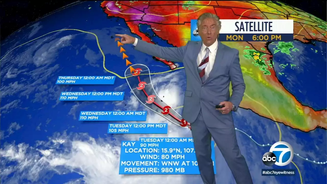 Extreme heat on Tuesday in SoCal, as offshore storm moves up the coast