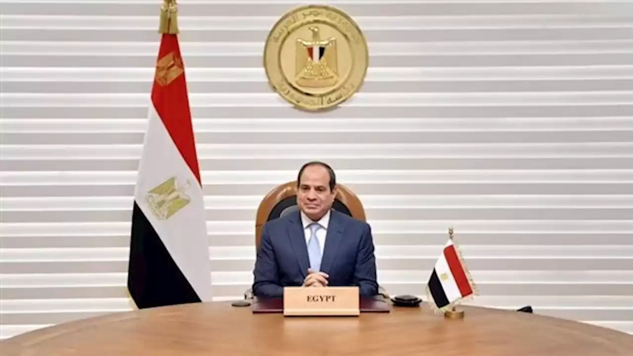 السيسي يستقبل رئيس فلسطين