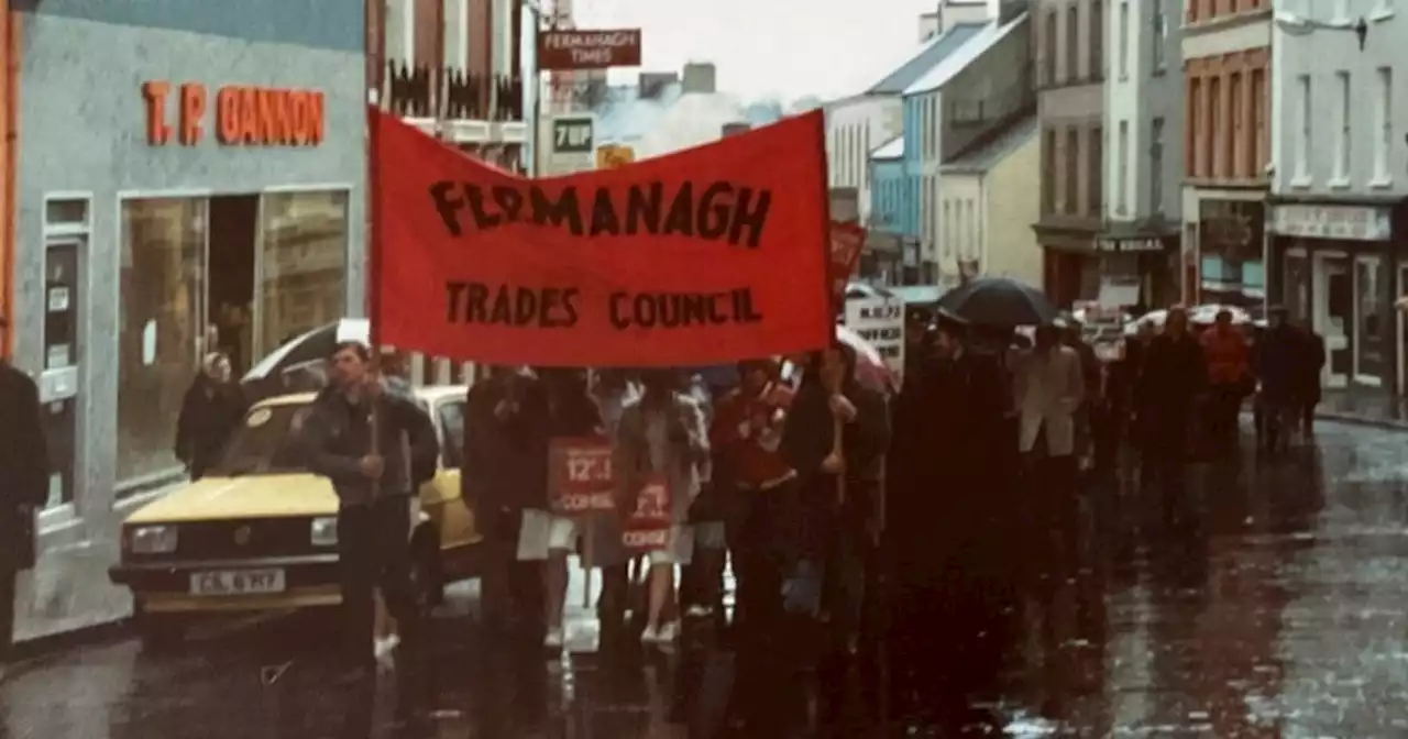 Old photos show Fermanagh NHS workers strike from 40 years ago