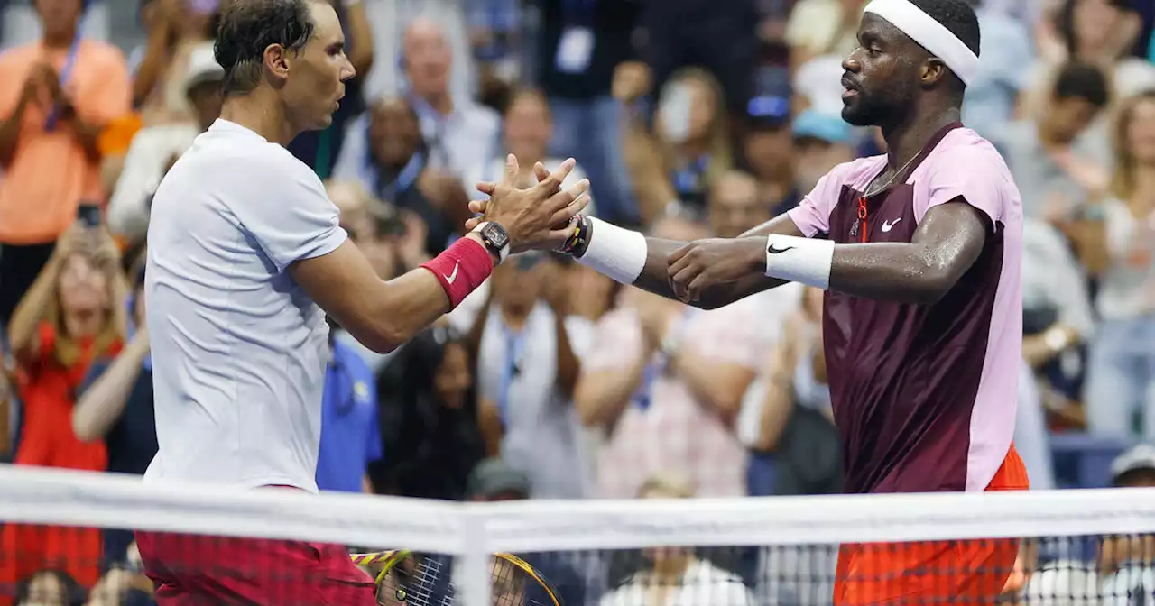 American Frances Tiafoe upsets No. 2 Rafael Nadal, earns spot in US Open quarterfinals