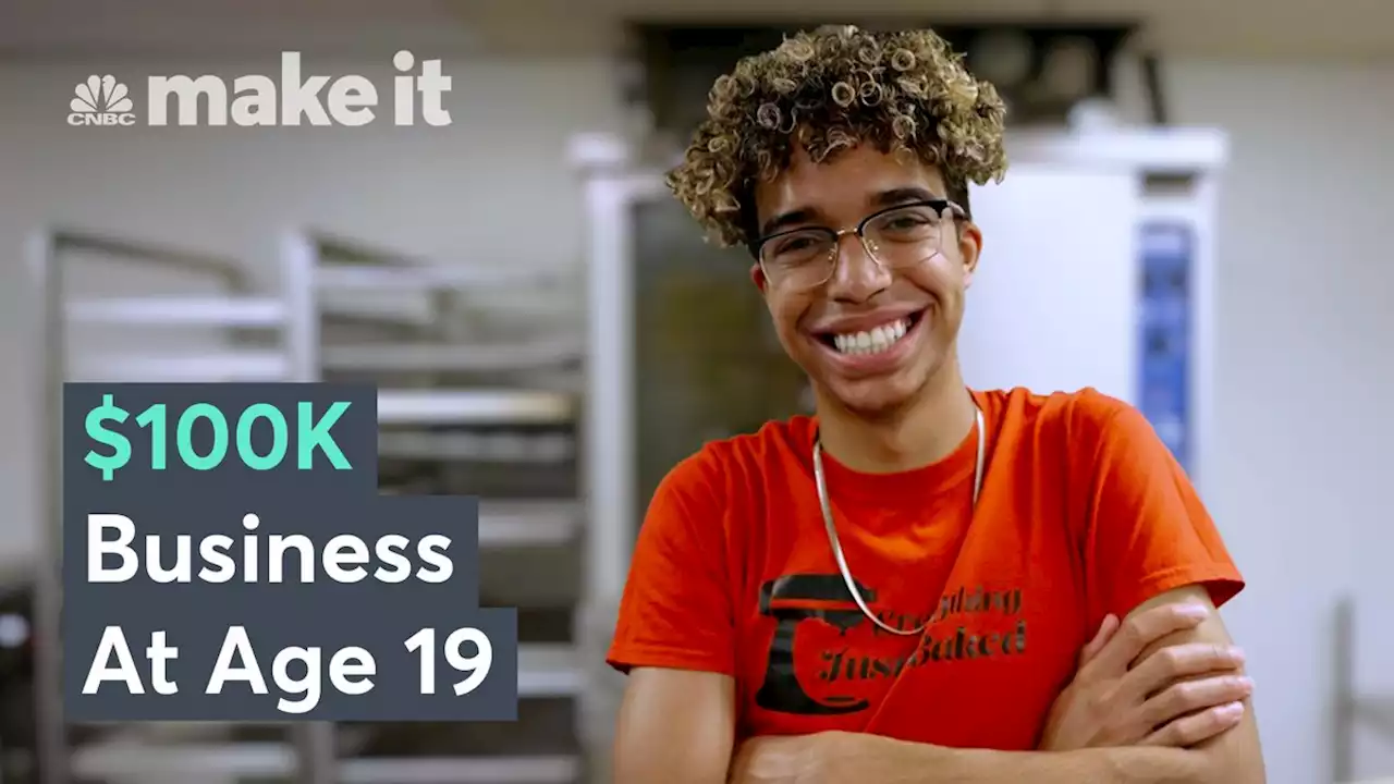 Is it cake? This 19-year-old Netflix show contestant is making 6 figures in his bakery business