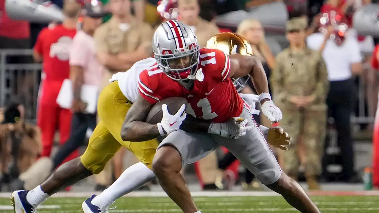 Ohio State coach Ryan Day hopeful for Jaxon Smith-Njigba to return against Arkansas State