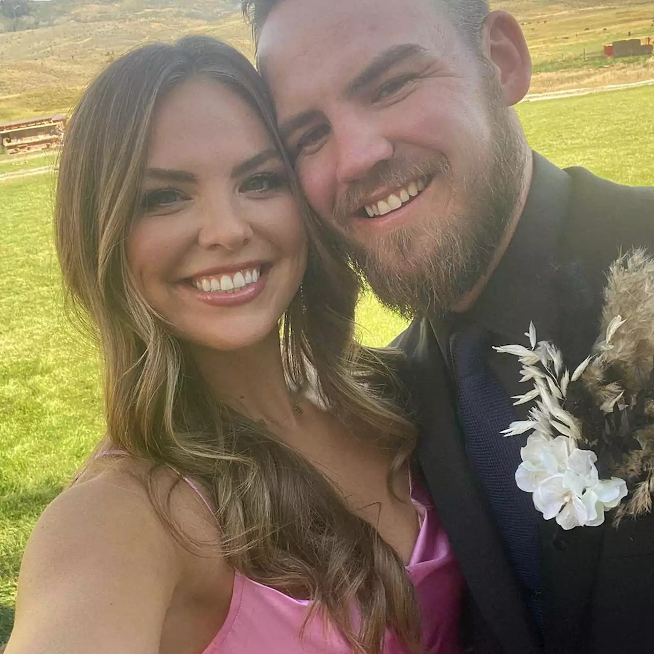 Bachelor Nation's Hannah Brown Attends Her Brother Patrick's Wedding to Jed Wyatt's Ex Haley Stevens - E! Online