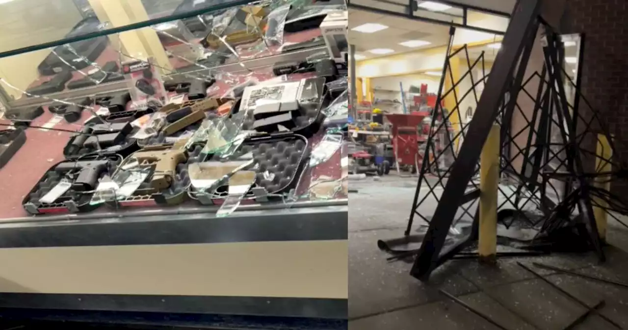 Burglars break into South Salt Lake pawn shop, steal several handguns