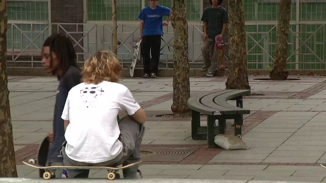 Iconic skateboard bench arrives in Philadelphia after being stolen from NYC park