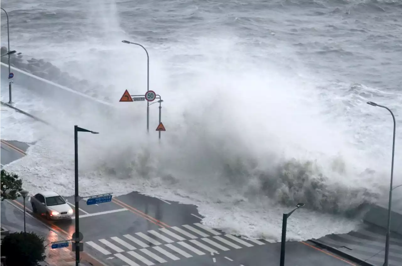 Typhoon Hinnamnor exits South Korea after dumping rain, winds