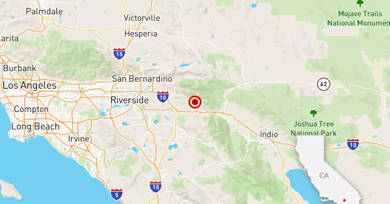 Earthquake: 3.4 quake hits near Banning, Calif.