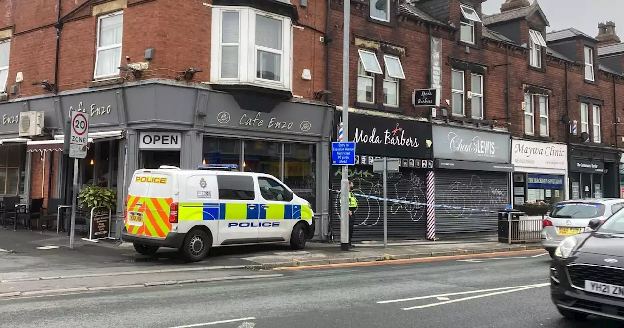 Terror as armed police descend on Leeds road and arrest murder suspect