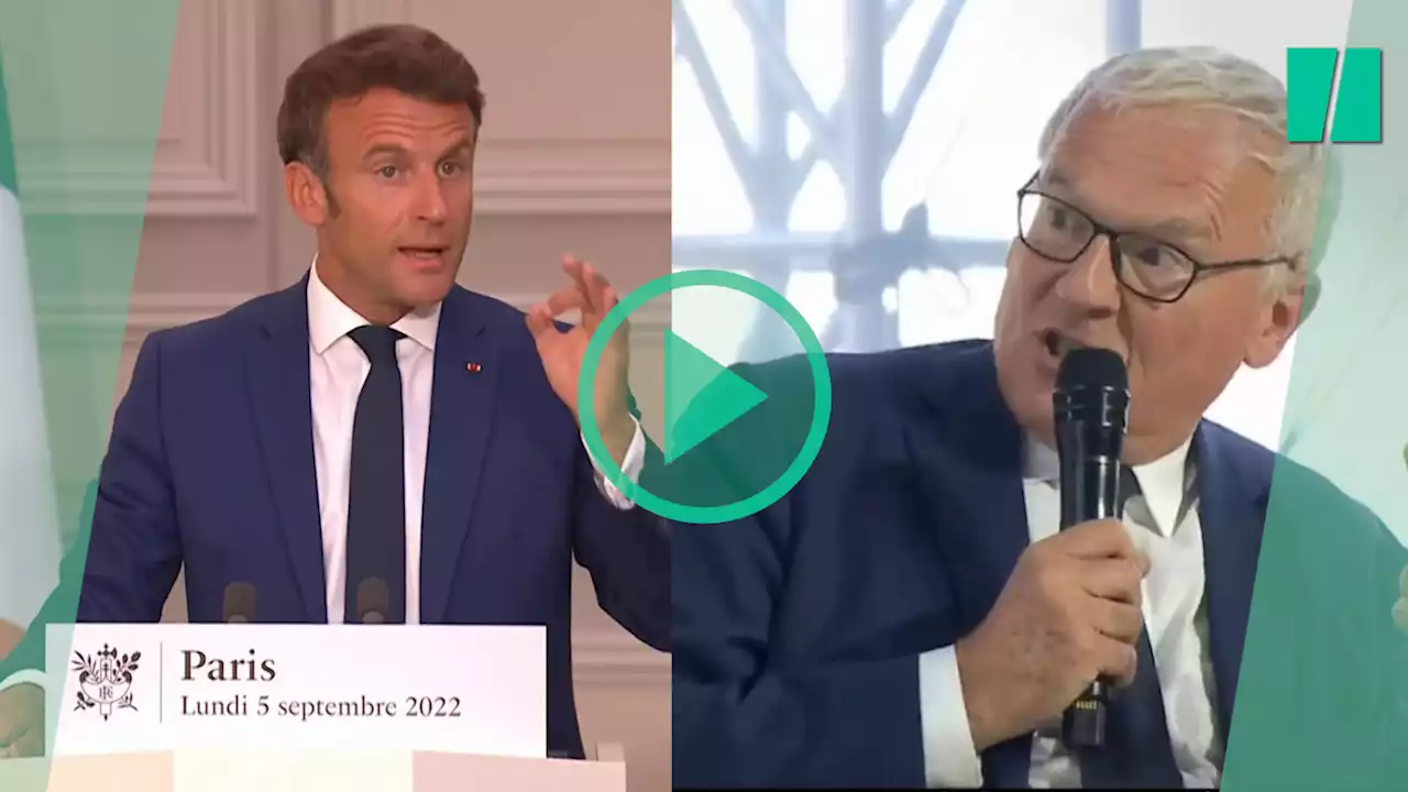 « C’est faux et inacceptable » : Emmanuel Macron recadre le patron d’EDF