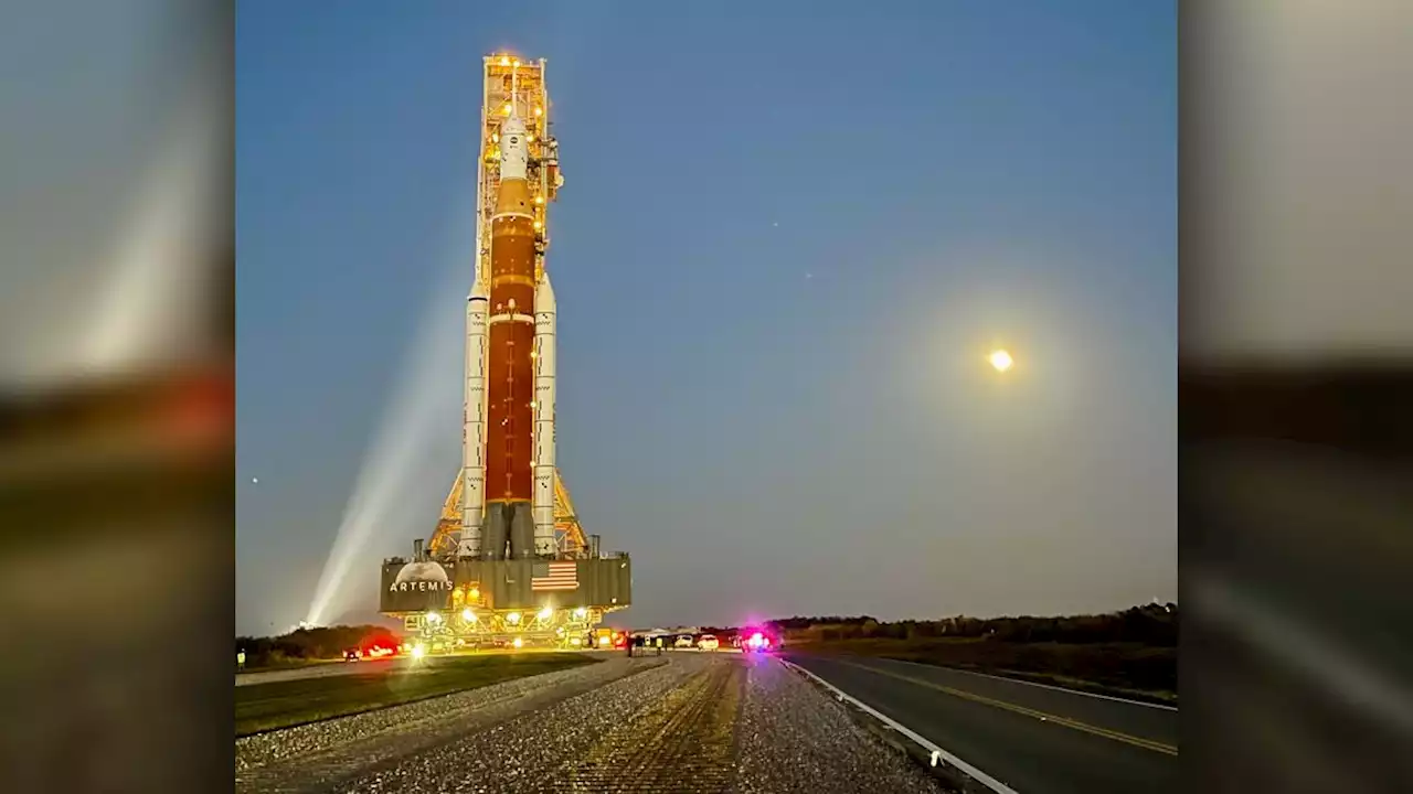 Launch of NASA's 'mega moon rocket' delayed by more than a month